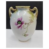 Nippon Handpainted VAse 6.5" H