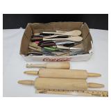 Rolling Pins & Kitchen Knives Henckels & Others