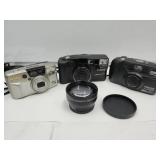Canon & 2 Pentax Cameras & Lens
