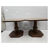 2 Mersman Side Tables 19.5"x15 3/4"H