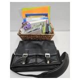 Kenneth Cole Travel Bag W Office Supplies Tape +