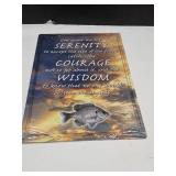 Metal Serenity Sign 12x16