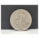 1942 S Silver Walking Liberty Half Dollar Coin