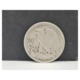 1943 D Silver Walking Liberty Half Dollar Coin