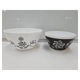 2 VTG Charm Inspired by Pyrex Birds of a Feather