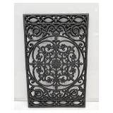 Cast Iron  Ornate Decor   21.5 x 14"