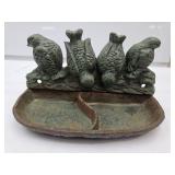 Cast Iron Bird Feeder 8 1/2" Long