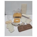 Longaberger Cookie Molds, Riser, Liners +