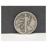 1944 D Silver Walking Liberty Half Dollar Coin