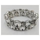 Teardrop Rhinestone & CZ Bracelet