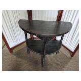 Half Moon Side Table  22 x 11 x 22" high