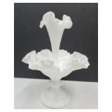 Fenton Diamond Lace Epergne
