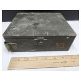 VTG 7.5"x2.5" H US WW2 Army Chest