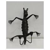 Cast Iron Gothic Dragon Candle Holder 16" x 17" Cast Iron Gothic Dragon Candle Holder 16" x 17"