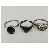 VTG Sterling Silver Rings  See Pics VTG Sterling Silver Rings  See Pics