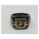 VTG Stainless USMS Mens US Marines Ring SZ 10 VTG Stainless USMS Mens US Marines Ring SZ 10