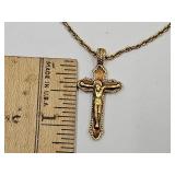 VTG The Vatician Cross Gold Tone Necklace VTG The Vatician Cross Gold Tone Necklace