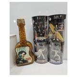 Guitar Bank 22" h & 4 Elvis Figures In Packs Guitar Bank 22" h & 4 Elvis Figures In Packs