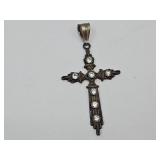 925 Sterling Cross  See Size 925 Sterling Cross  See Size