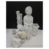 Fairy & Boy Fishing ( no pole) Garden Decor Fairy Fairy & Boy Fishing ( no pole) Garden Decor Fairy