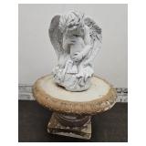 Grden Decor Concrete Angel & Stand Grden Decor Concrete Angel & Stand