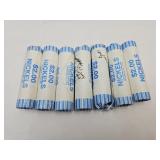 7 Rolls Westward Series  UNC Nickel Coins 7 Rolls Westward Series  UNC Nickel Coins