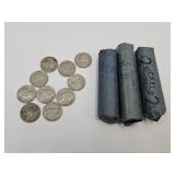 Nickel Lot Some ,  Some WWII Nickels Nickel Lot Some ,  Some WWII Nickels
