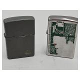 2 ZIPPO Lighters 2 ZIPPO Lighters