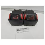 2 New 18 Volt  Power Tool Batteries 2 New 18 Volt  Power Tool Batteries