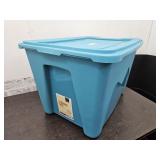 18 Gal Teal Green  Storage Tote 18 Gal Teal Green  Storage Tote