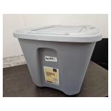 18 Gal  Gray Storage Tote 18 Gal  Gray Storage Tote