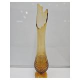 Fenton Swung Vase Amber Hobnail 21 1/2" high Fenton Swung Vase Amber Hobnail 21 1/2" high