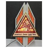 1979 Blatz Adv Eletric Ligt Up Beer Sign 12 x 19" 1979 Blatz Adv Eletric Ligt Up Beer Sign 12 x 19"