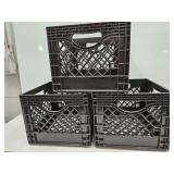 3 Stacking Milk Crates 3 Stacking Milk Crates