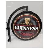 GUINNESS 2 Sided Beer Advertising Sign  18 1/2" w GUINNESS 2 Sided Beer Advertising Sign  18 1/2" w