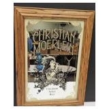 18 x 25"  Mirror CHRISTIAN MOERLEIN ADV Beer Sign 18 x 25"  Mirror CHRISTIAN MOERLEIN ADV Beer Sign
