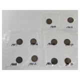 Indian Head Penny Coins 1900 thru 1909 Indian Head Penny Coins 1900 thru 1909