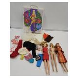 VTG Midge Barbie Doll, Pony Tail, Queen Head,Case VTG Midge Barbie Doll, Pony Tail, Queen Head,Case