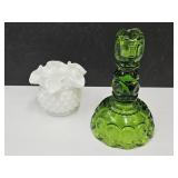 LE Smith Moon & Stars Candle Holder, Fenton Hobnal LE Smith Moon & Stars Candle Holder, Fenton Hobnal