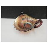 VTG Fenton Carnival Glass Strippled Ray Patten VTG Fenton Carnival Glass Strippled Ray Patten