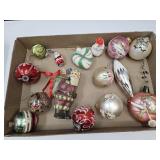 Vintage Christmas Ornaments, Plastic  Snowman + Vintage Christmas Ornaments, Plastic  Snowman +