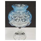 LE Smith Moon & Stars Glass  Fairy Lamp 7 3/4" h LE Smith Moon & Stars Glass  Fairy Lamp 7 3/4" h
