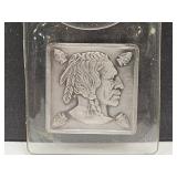 1/4 Ounce Silver Bar with Indian