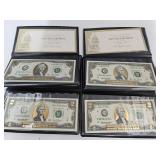 Set of  UNC Consecutive Two Dollar Currency Notes