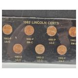 1882 Lincoln Cent Change Over Coins