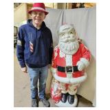 Large 61" High Blow Mold SANTA Claus