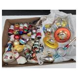 Christmas Ornaments, Hand Blown, Bird Clip & More
