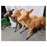 3 Blow Mold DEER 33.5"h Can Order Antlers Online