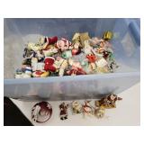 LARGE LOT Of 170  Christmas Ornaments in Tote