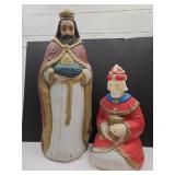 2 Wisemen Blow Molds 24" & 37" high